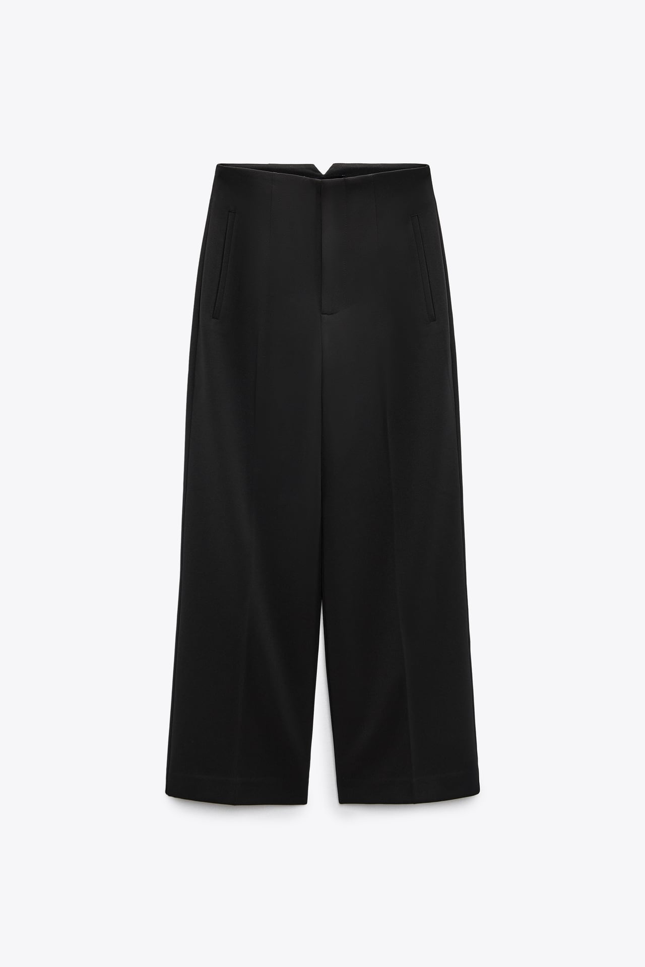 

Брюки Zara Straight Fit Culotte-style, черный