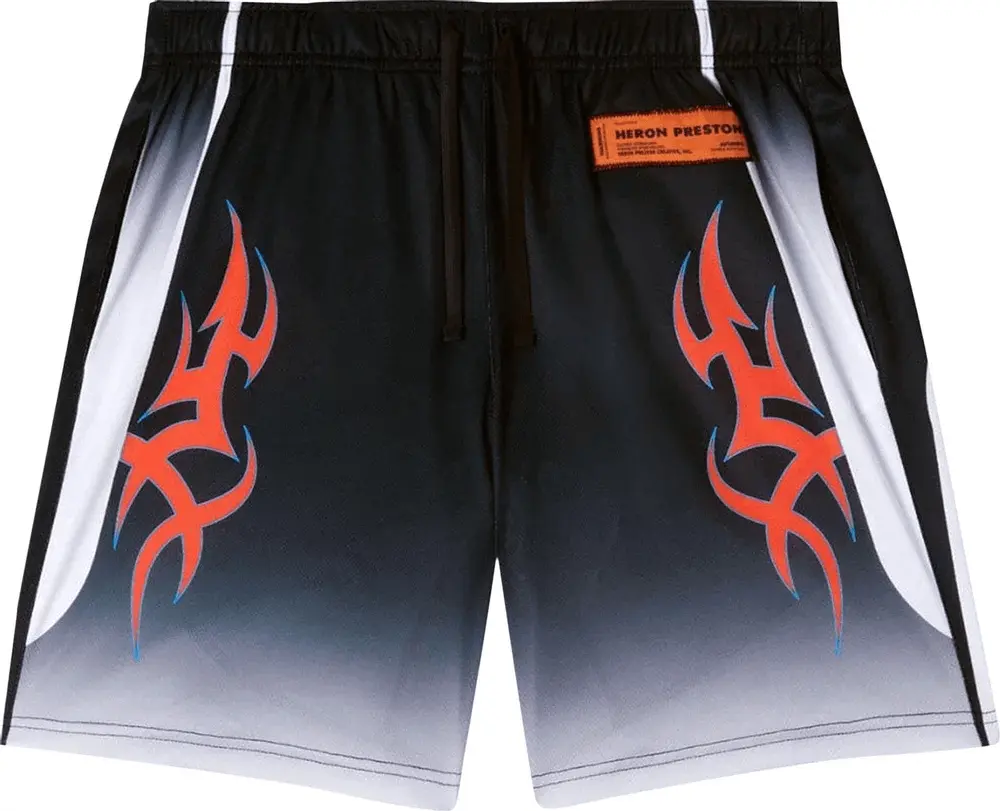 

Шорты Heron Preston Dry Fit 'Black/Red', черный/красный/белый