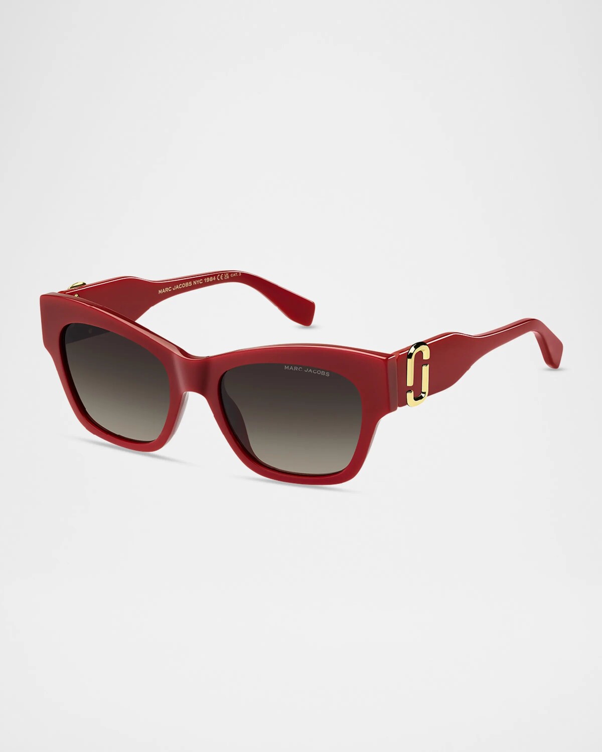 

Marc 762S Прямоугольные солнцезащитные очки из ацетата Marc Jacobs, красный