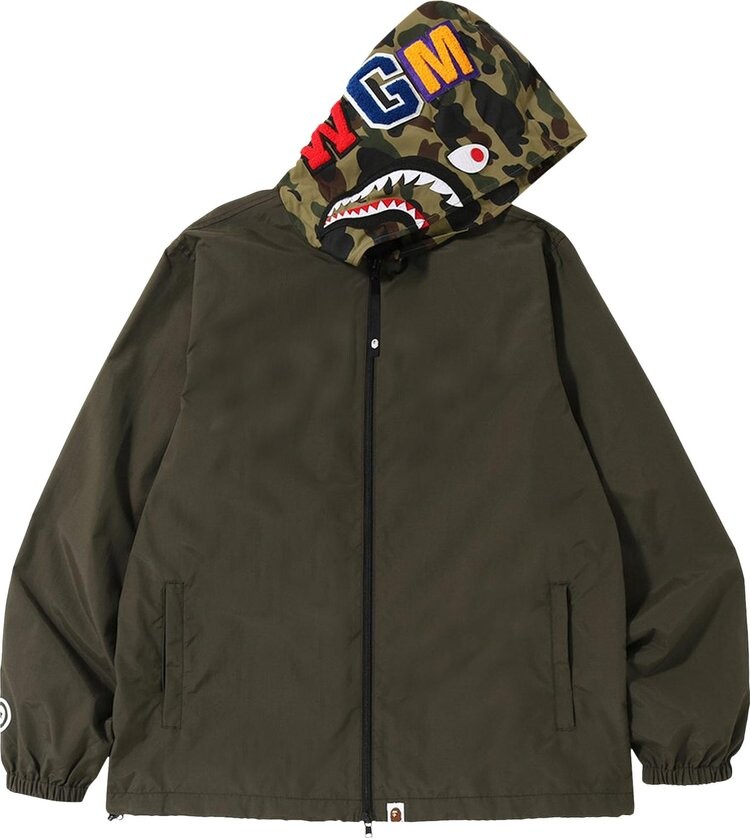 

Худи BAPE 1st Camo Hoodie Jacket 'Green', зеленый