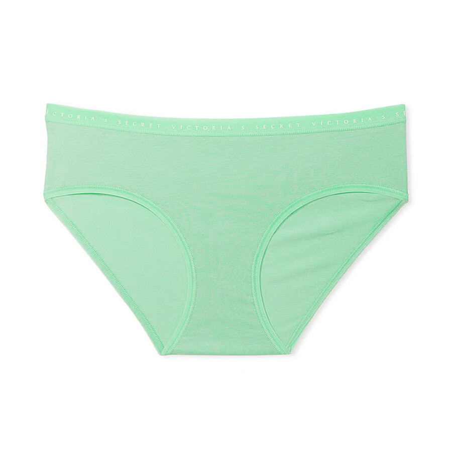 

Трусы Victoria's Secret Stretch Cotton Hiphugger Classic, бледно-зеленый