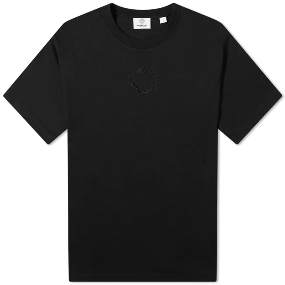 

Футболка Burberry Walmer Crest Tee, Черный, Футболка Burberry Walmer Crest Tee