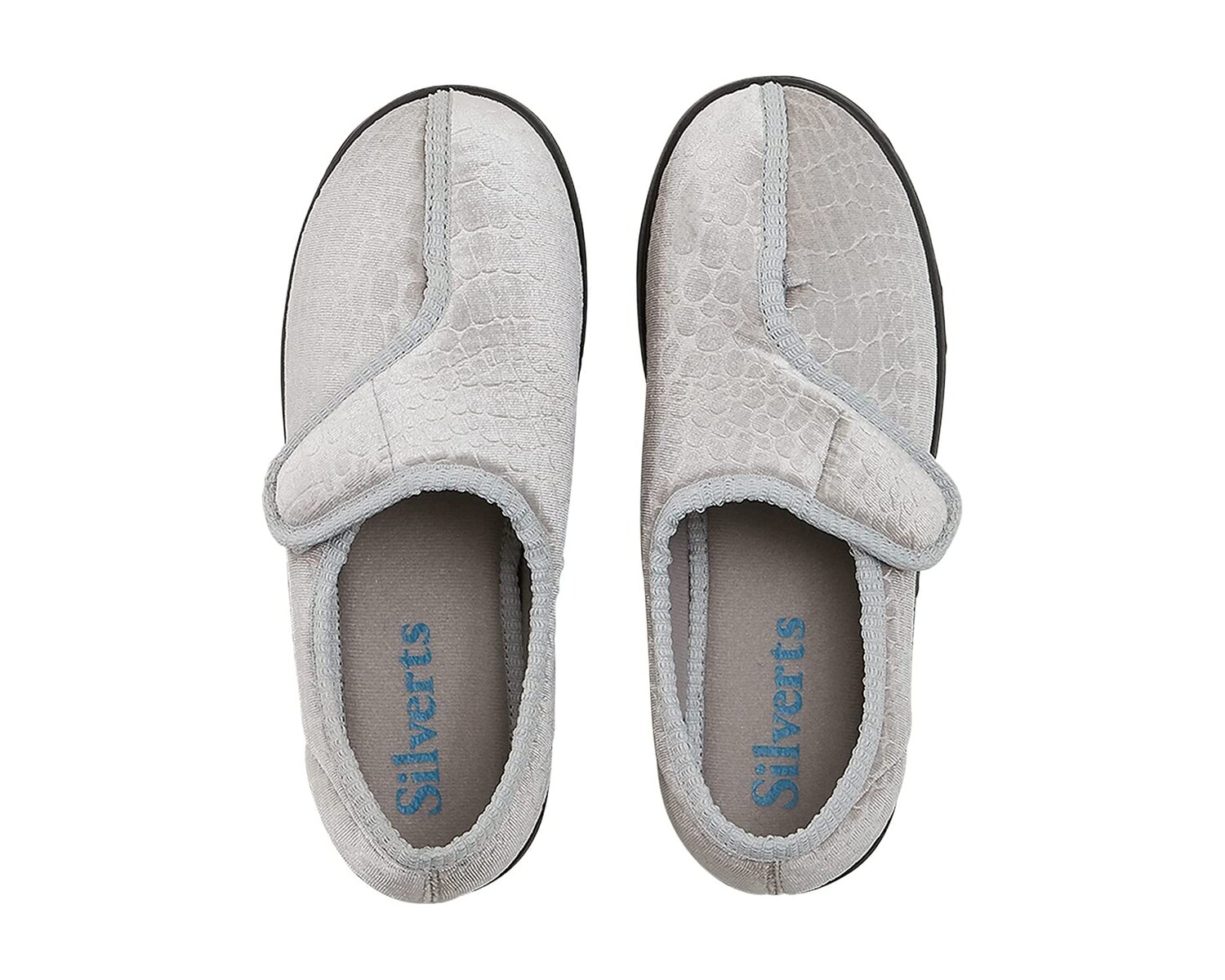

Слипперы 15350 Adjustable Closure Slippers Silverts, серый