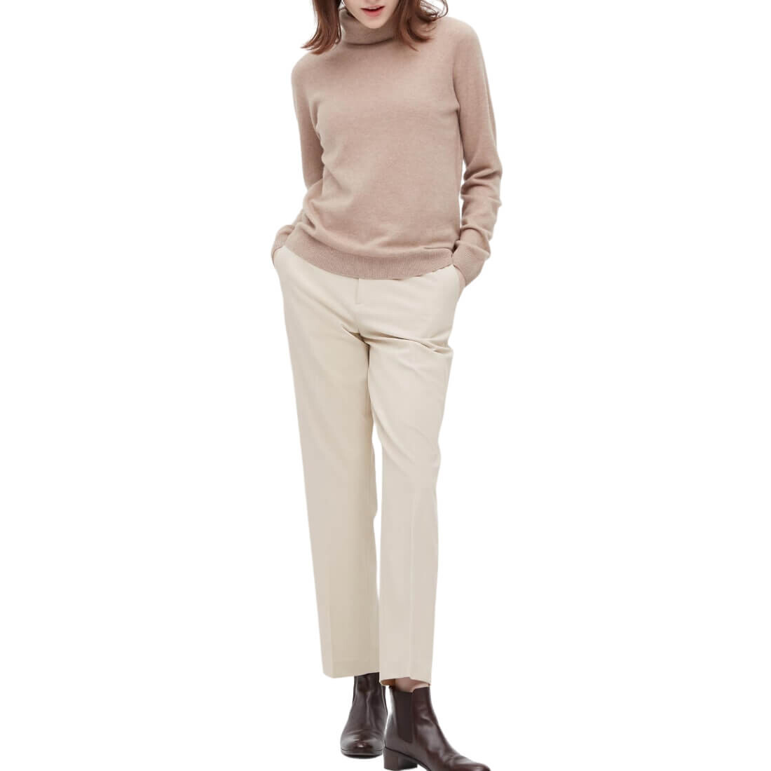 

Брюки Uniqlo Smart Ankle Length (Long), натуральный