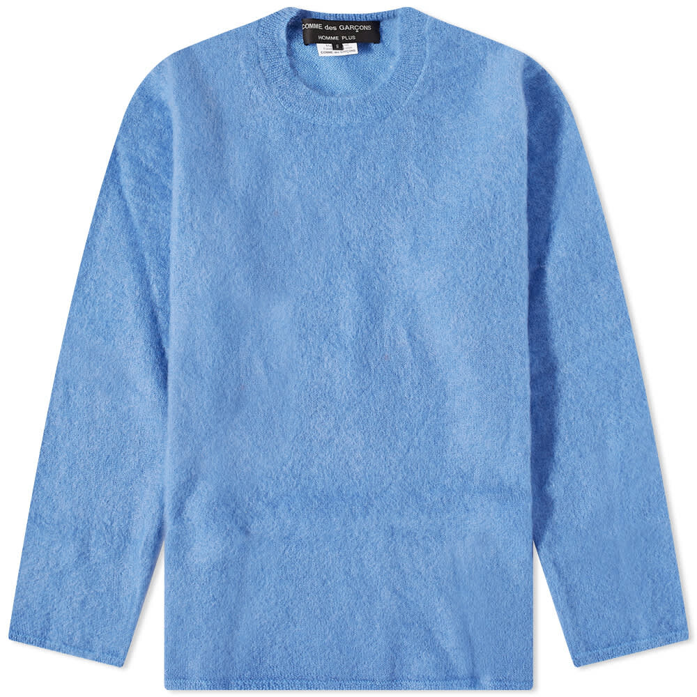 

Джемпер Comme des Garçons Homme Plus Brushed Mohair Crew Knit, Синий