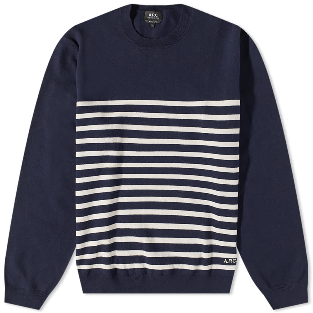 

Джемпер A.P.C Matthew Stripe Crew Knit