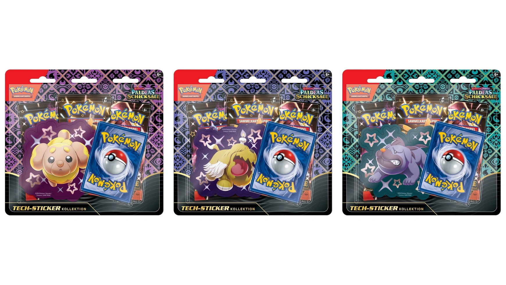 Коллекционная карточная игра Pokémon коллекция технических наклеек KP045, в ассортименте, 1 шт