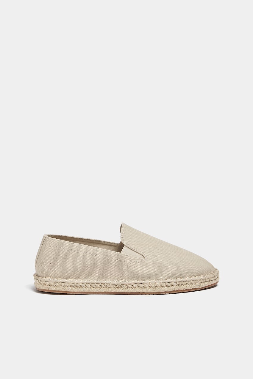 

Эспадрильи из парусины Pull&Bear, экрю