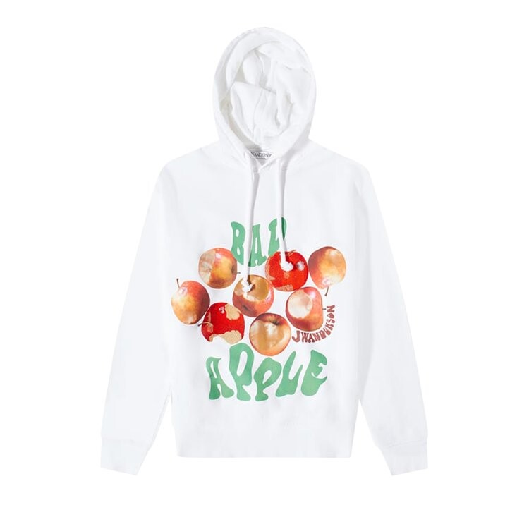 

Худи JW Anderson Bad Apple Hoodie 'White', белый