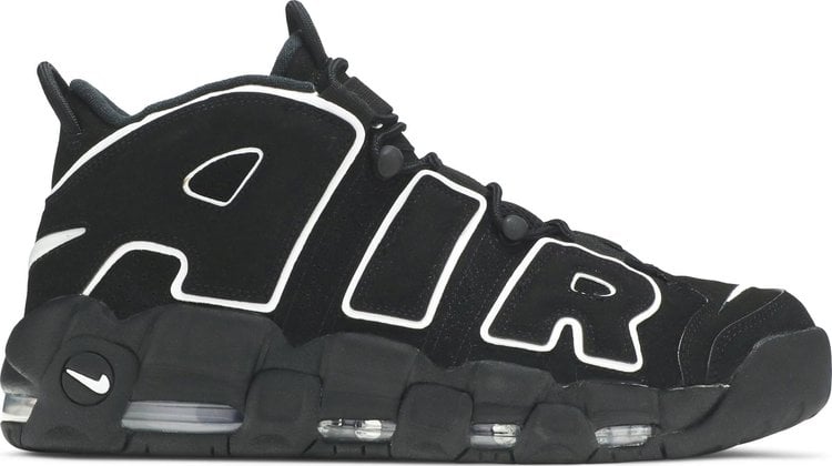 Кроссовки Nike Air More Uptempo 'Black White' 2020, черный - фото