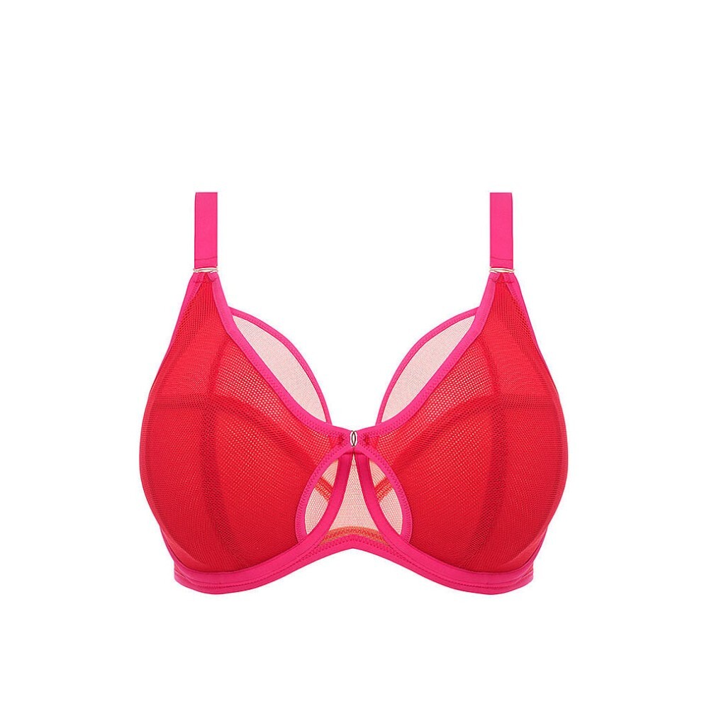 

Бюстгальтер на косточках Elomi Kintai Underwire Plunge, красный/розовый