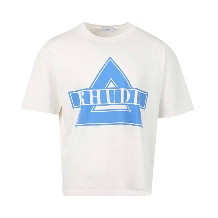 

Футболка Rhude Triangle Tee 'Vintage White', белый