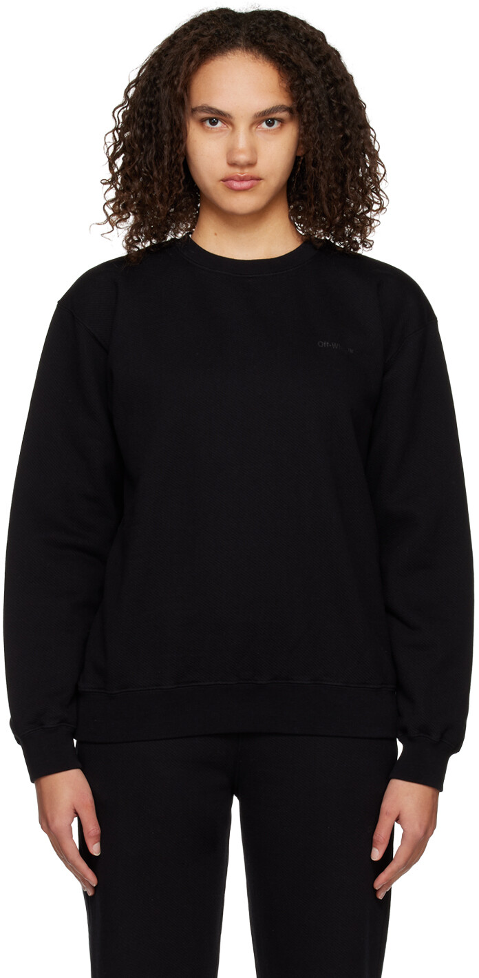

Черный свитшот Diag Off-White