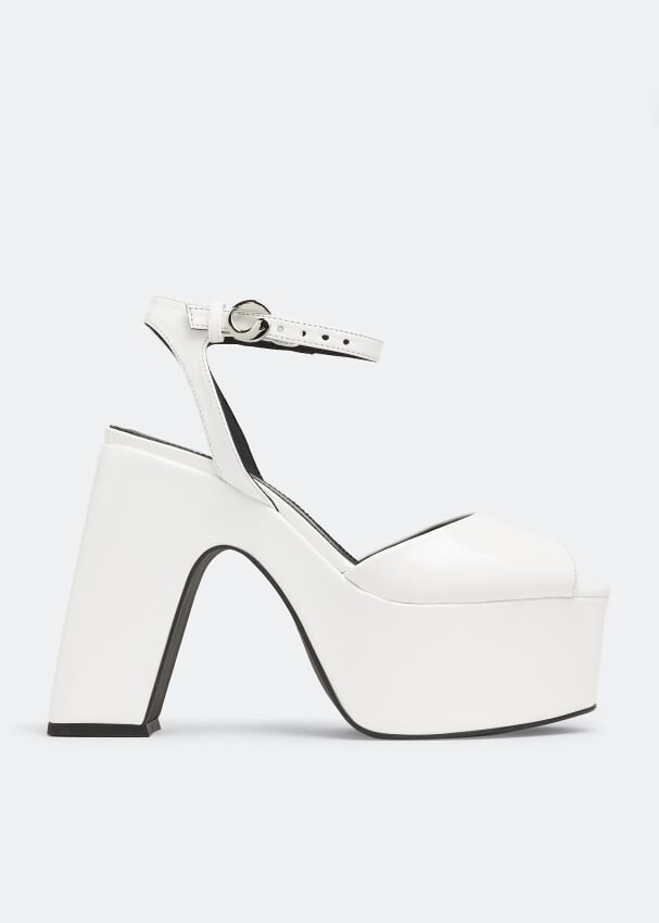 

Сандалии COPERNI Bridge platform sandals, белый