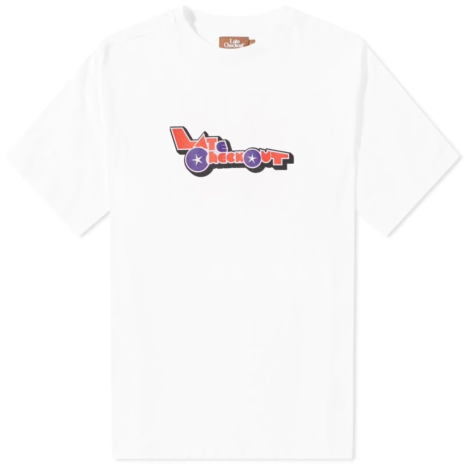 

Футболка Late Checkout Racing Car Unisex, белый