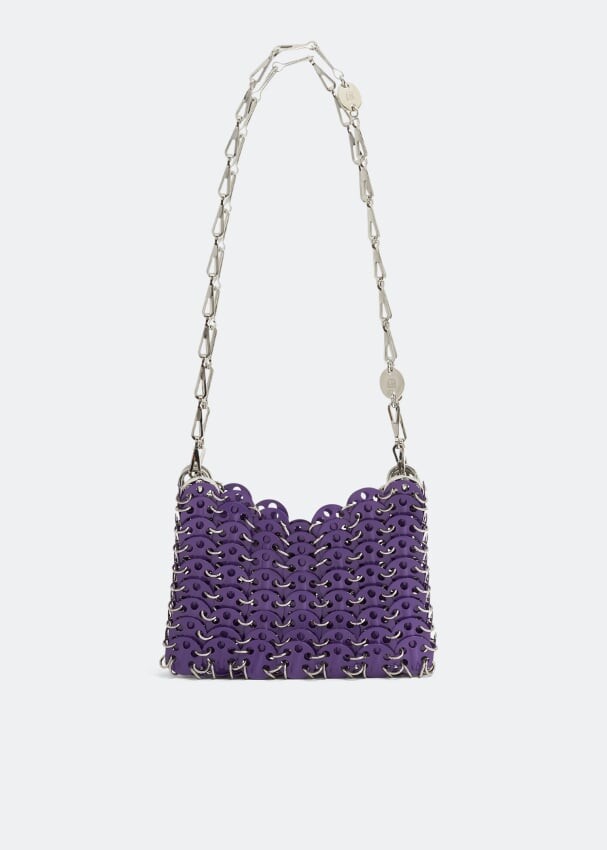 

Сумка PACO RABANNE Nano 1960 bag, фиолетовый