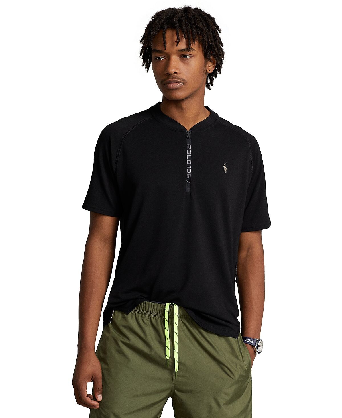 

Мужская рубашка из джерси приталенного кроя на заказ Polo Ralph Lauren