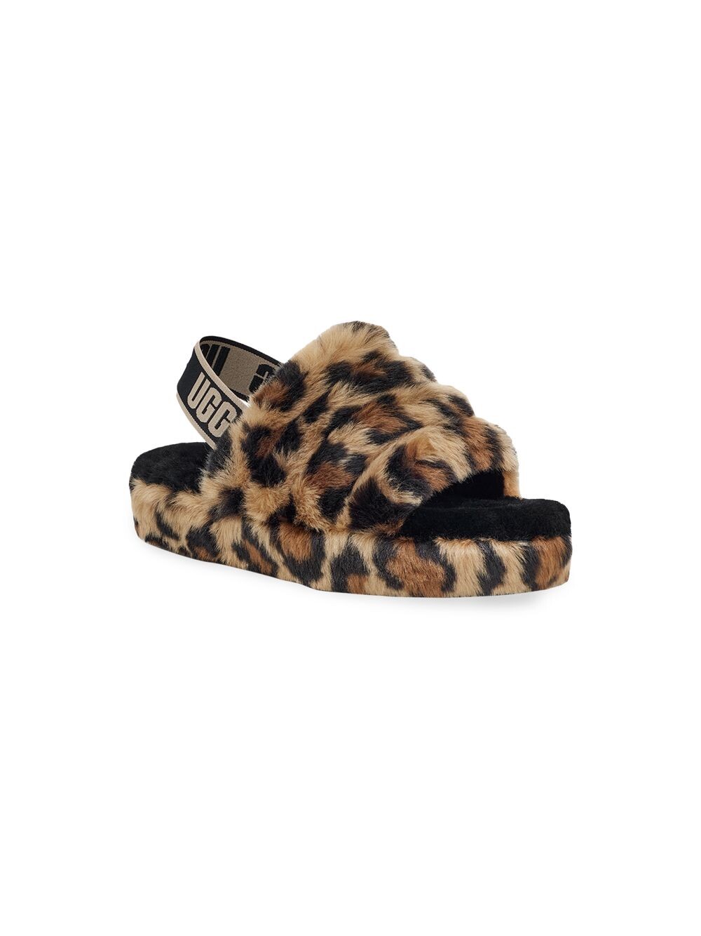 

Детские шлепанцы Fluff Yeah Leopard UGG
