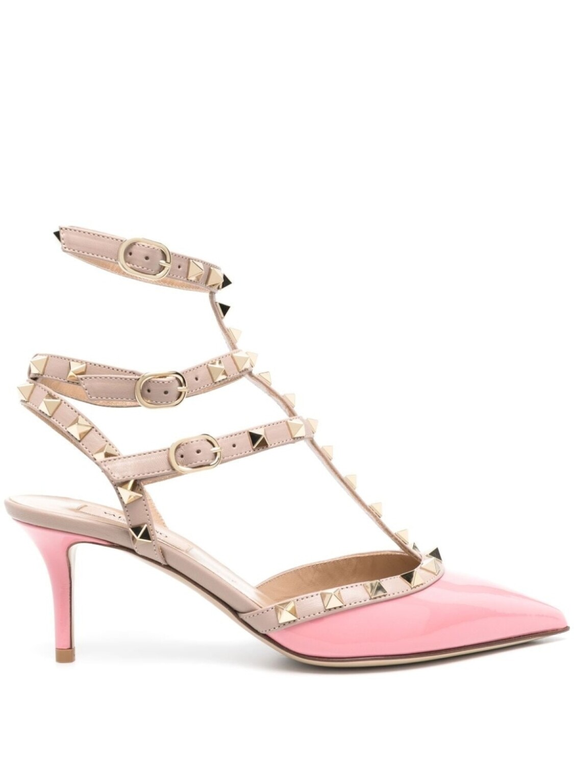 

Valentino Garavani туфли Rockstud 65, нейтральный цвет