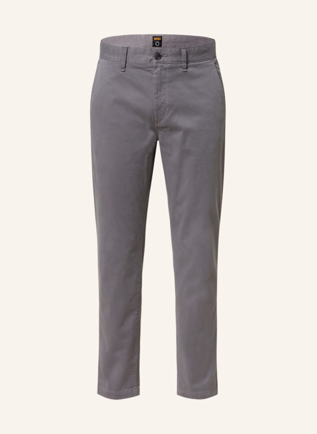 

Брюки чино BOSS SCHINO-TABER Tapered Fit, серый