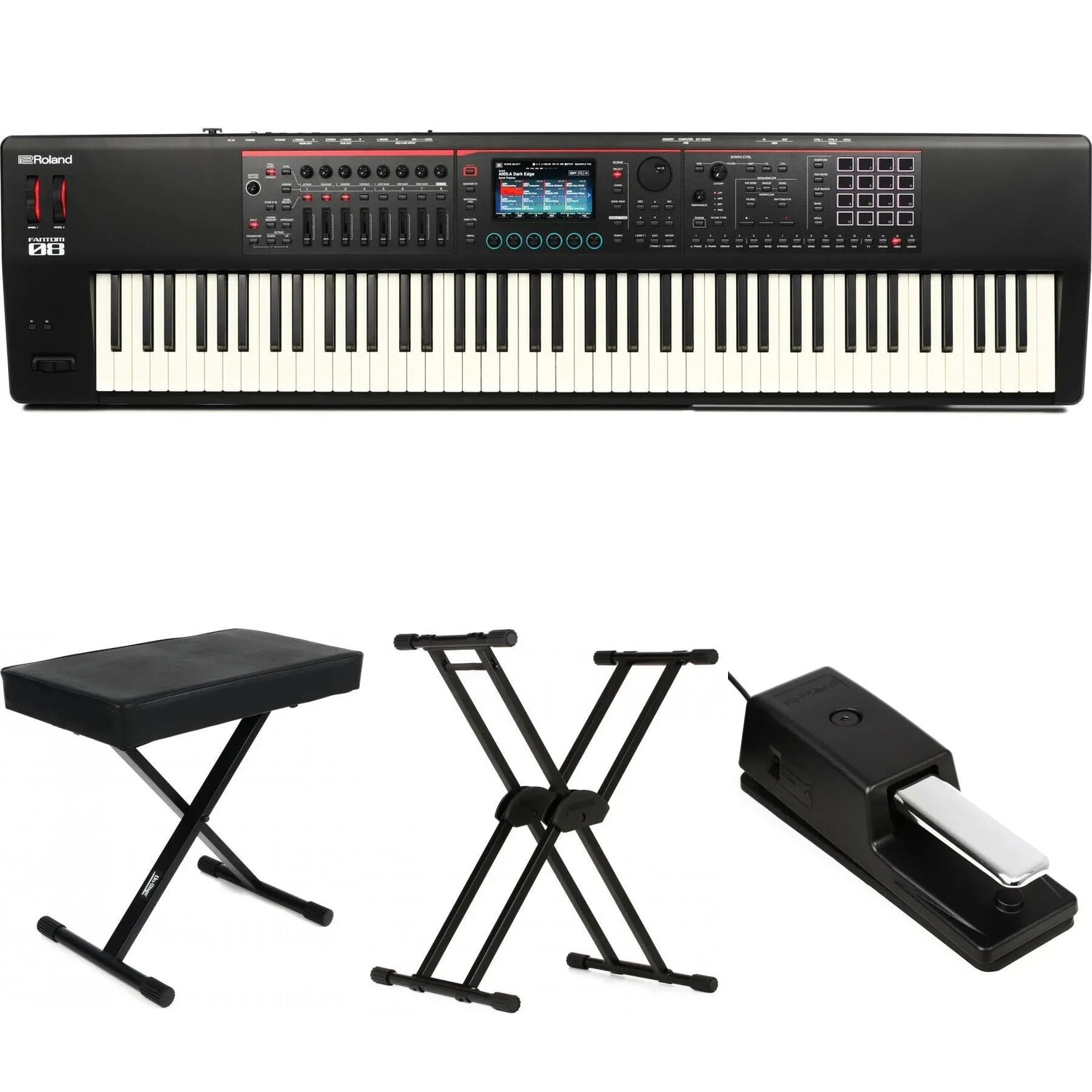 

Roland FANTOM-08 Комплект клавишных инструментов для музыкальной рабочей станции