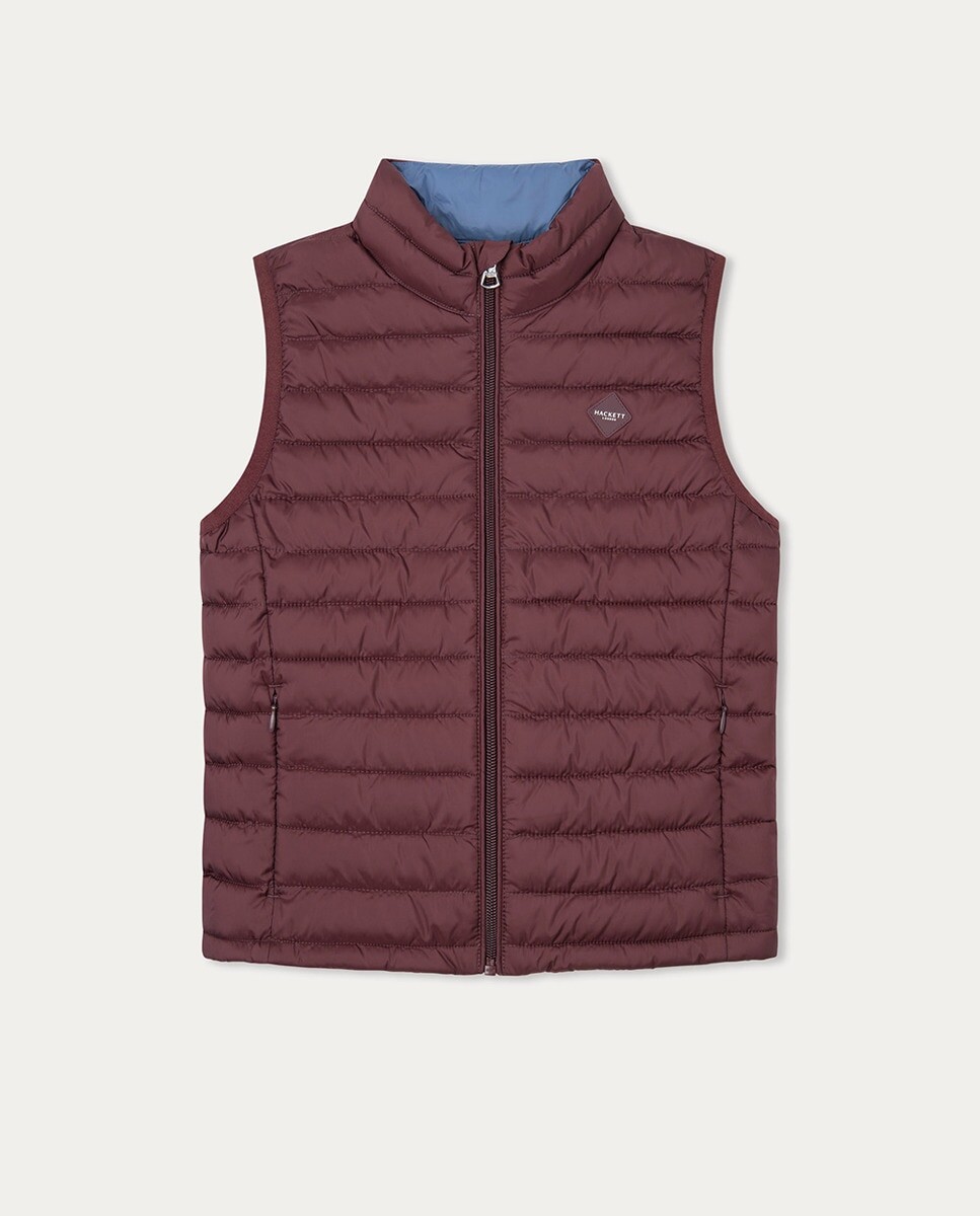 

Базовый ватный жилет для мальчика Hackett, коричневый