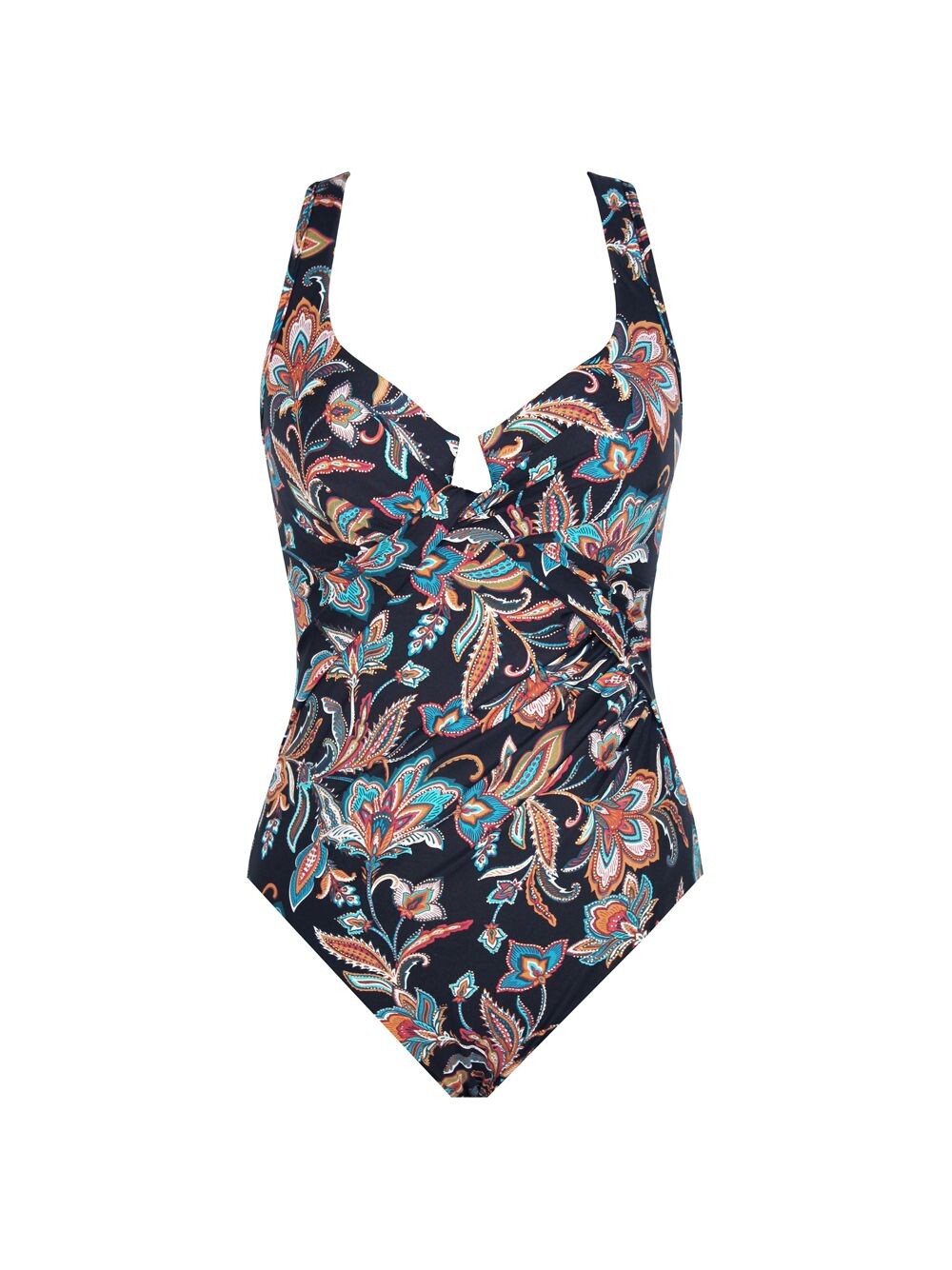 

Цельный купальник Scotch с цветочным принтом Enchant Miraclesuit Swim, черный