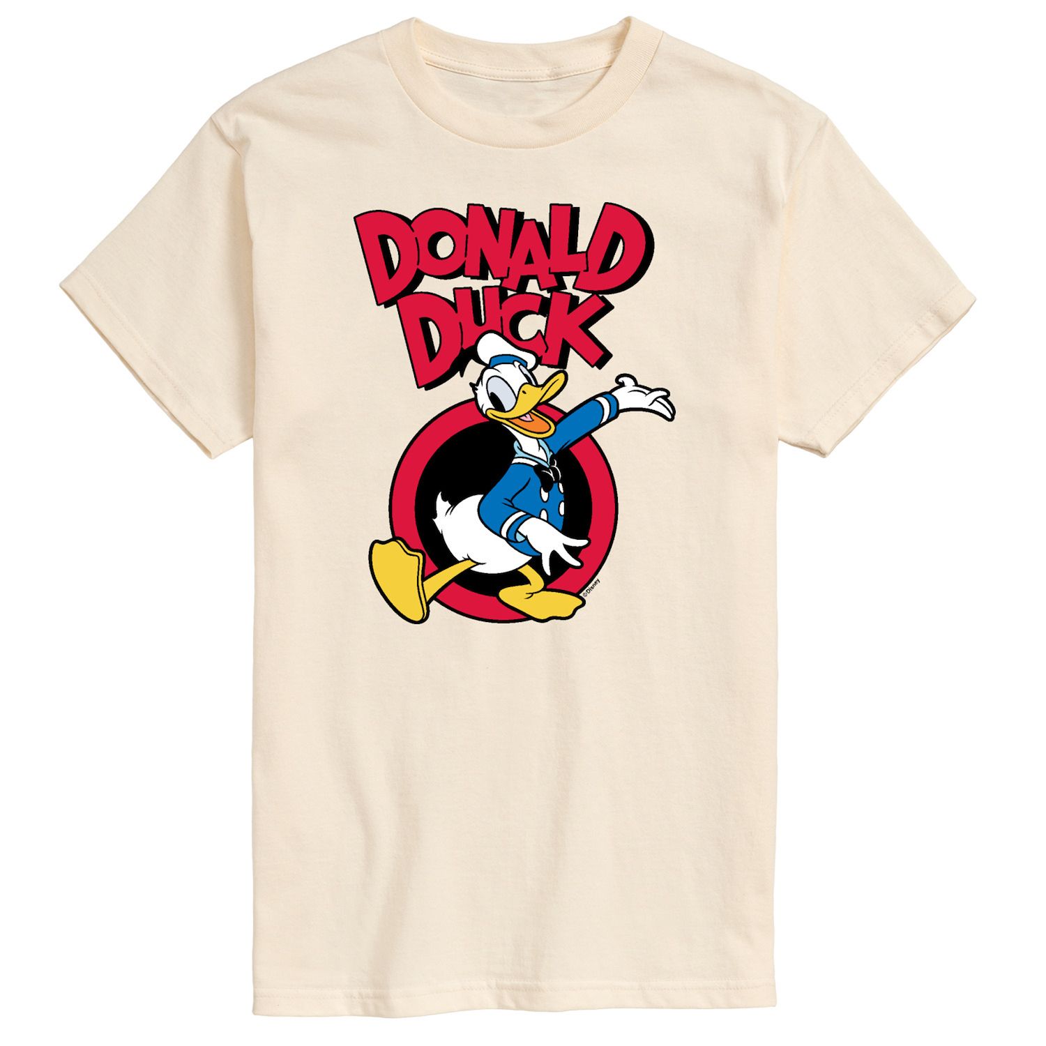 

Мужская футболка с рисунком Disney's Donald Duck Licensed Character