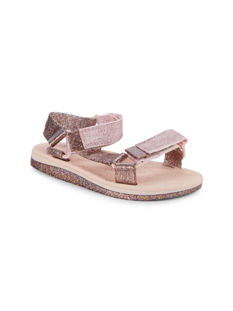 

Сандалии Papete+Rider с блестками для девочек Mini Melissa, розовый
