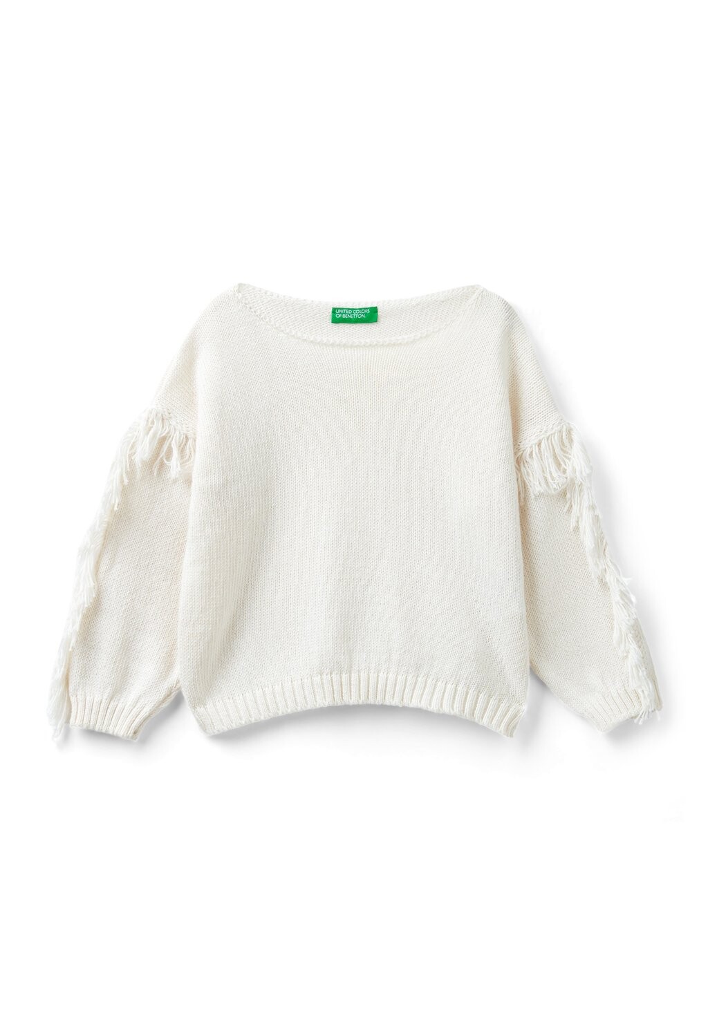 

Свитер С бахромой United Colors of Benetton, белый