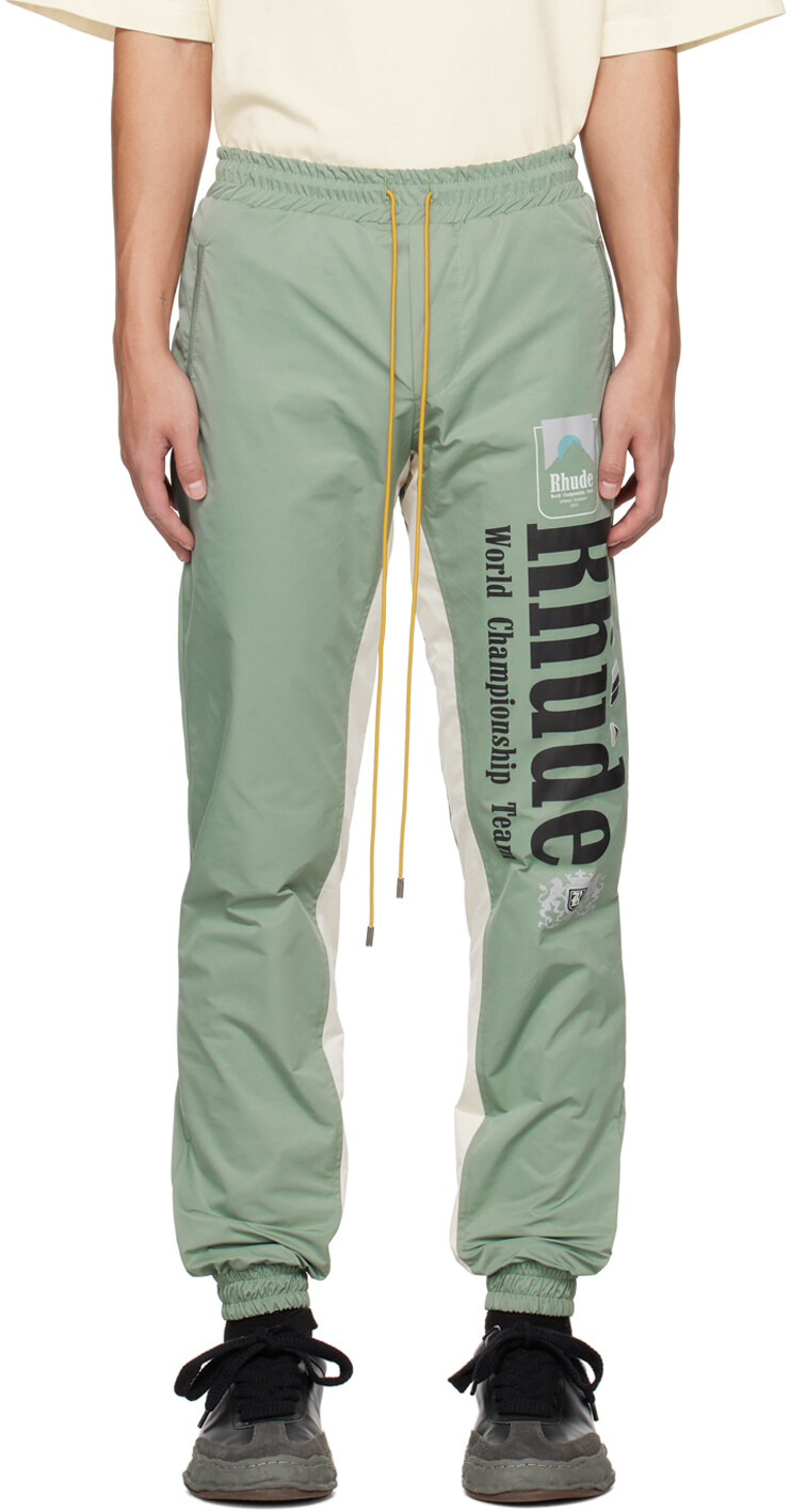

Зеленые брюки для отдыха Mock-Fly Rhude, Зеленый