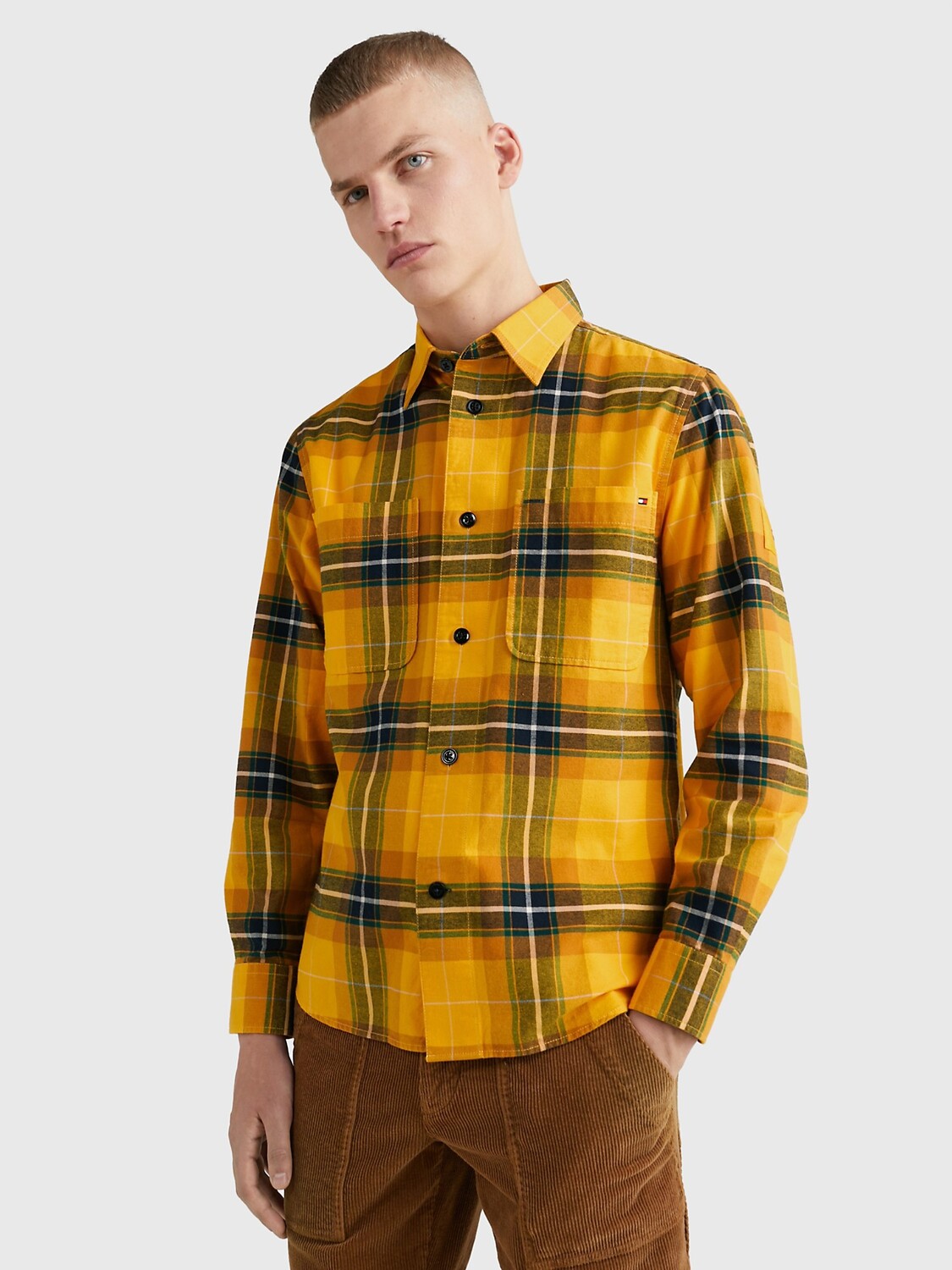 

Рубашка в клетку Tommy Hilfiger, солнцестояние / мульти