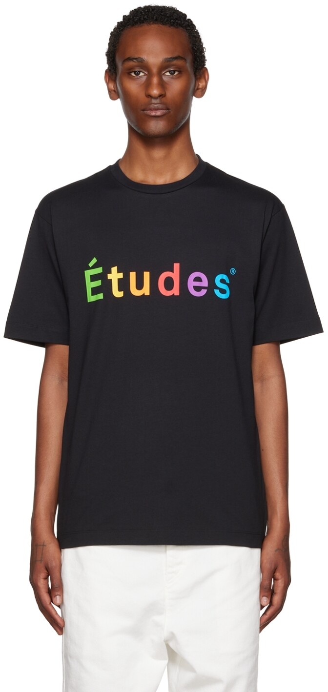 

Эксклюзивная футболка SSENSE Black Wonder 'Études'