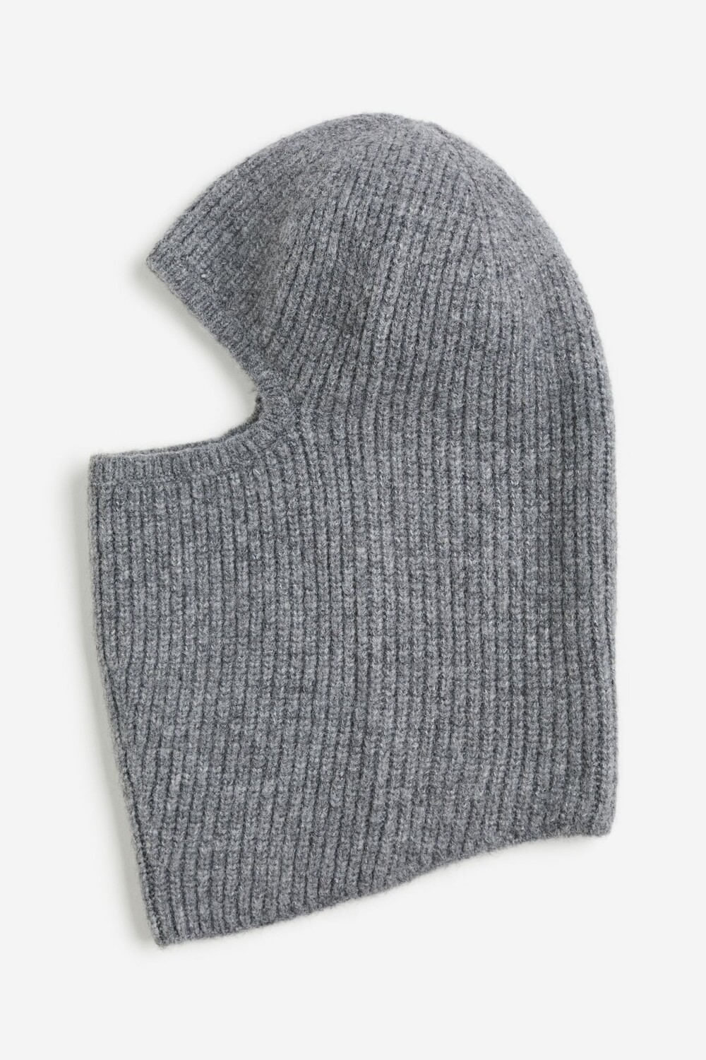 

Балаклава H&M Rib-knit, серый