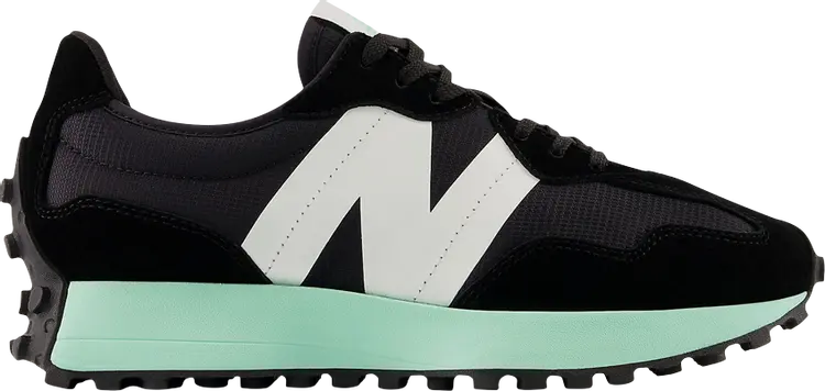 

Кроссовки New Balance Wmns 327 'Black Bright Mint', черный