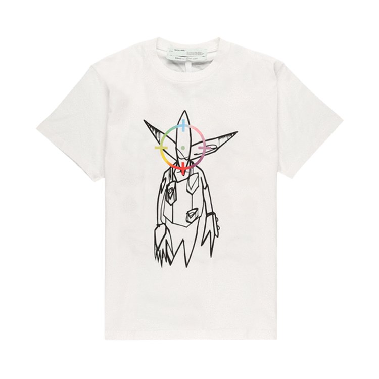 Футболка Off-White Futura Alien Over T-Shirt 'White', белый - фото