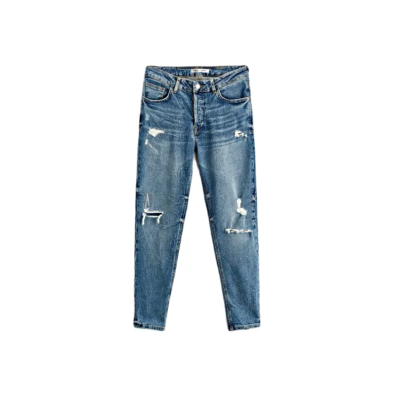 

Джинсы ZARA Ripped skinny, синий