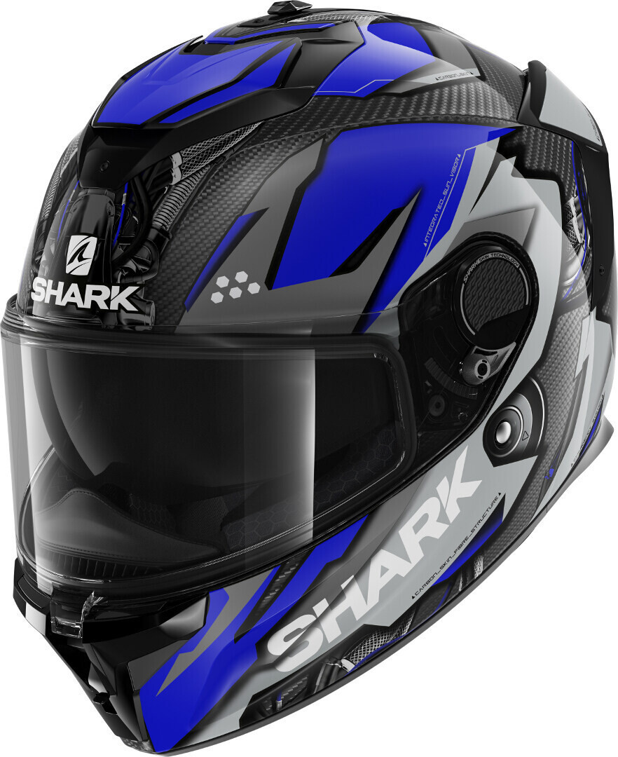 

Shark Spartan GT Carbon Urikan Шлем, синий/белый