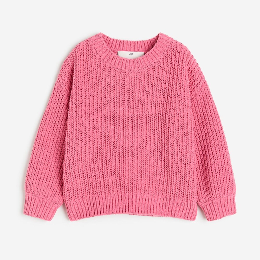 

Свитер H&M Kids Knit Chenille, розовый