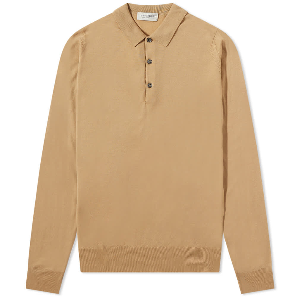

Футболка John Smedley Merino Long Sleeve Knit Polo