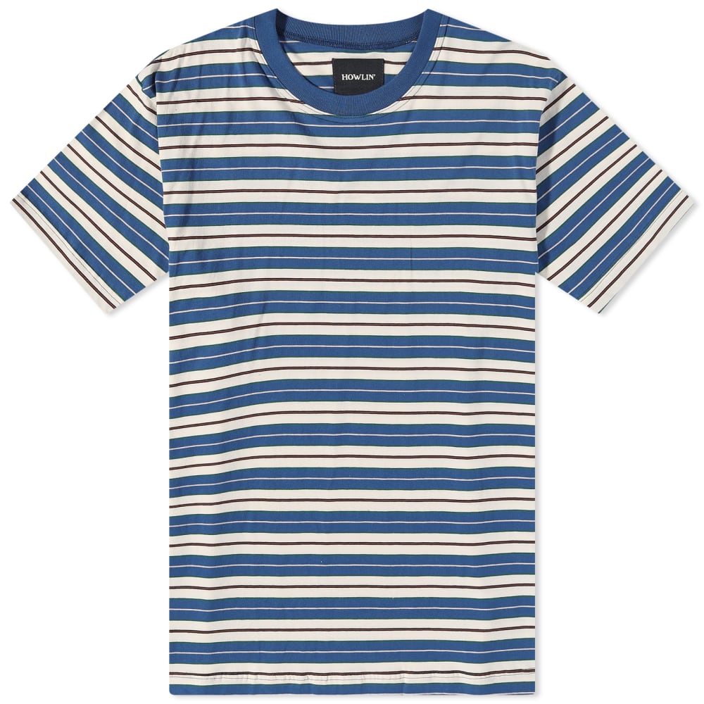 

Футболка Howlin' Smiling Face Stripe Tee, Синий