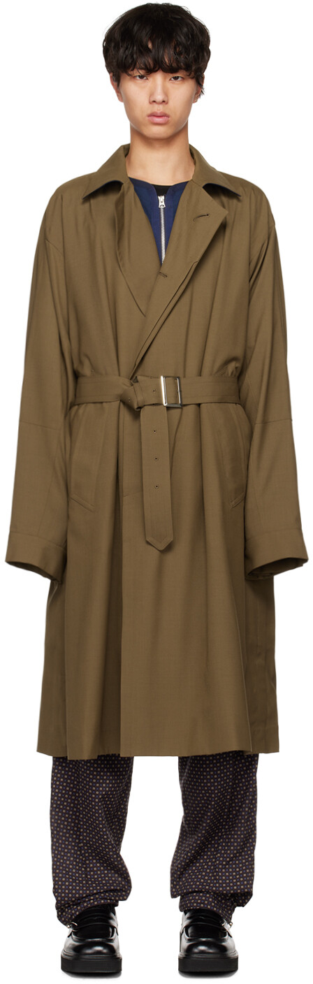 

Костюм цвета хаки sacai
