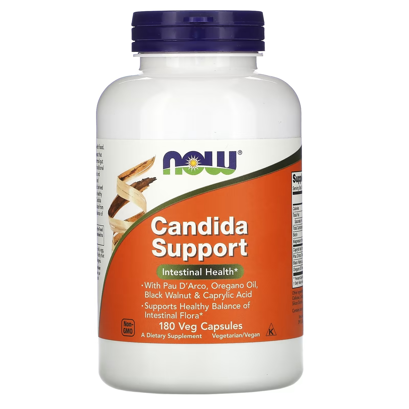 Пищевая Добавка NOW Foods Candida Support, 180 капсул candida support 90 растительных капсул now