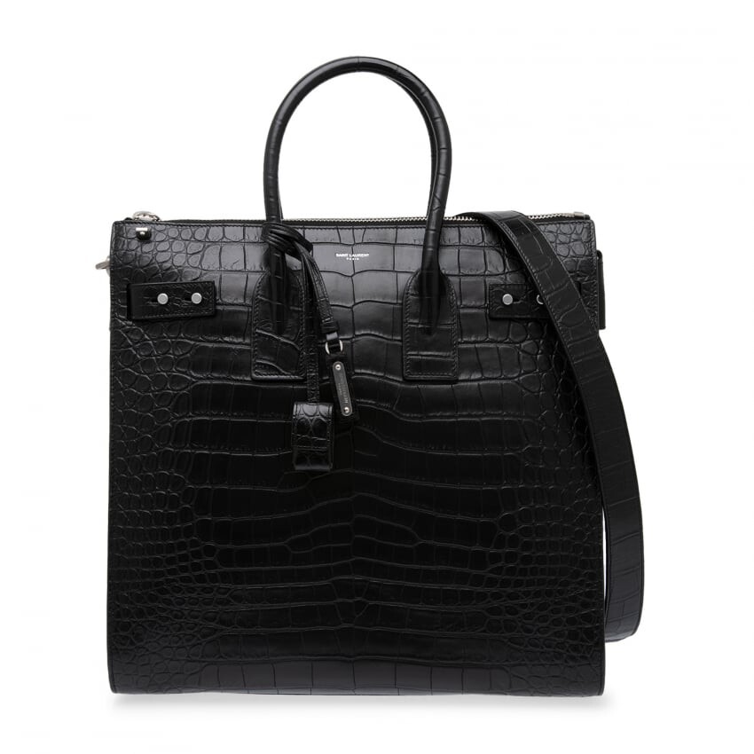 

Сумка-тоут SAINT LAURENT North South Sac De Jour tote bag, черный