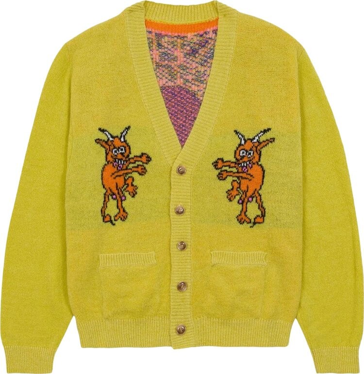 

Кардиган Brain Dead Devil s Cardigan 'Gold', золотой