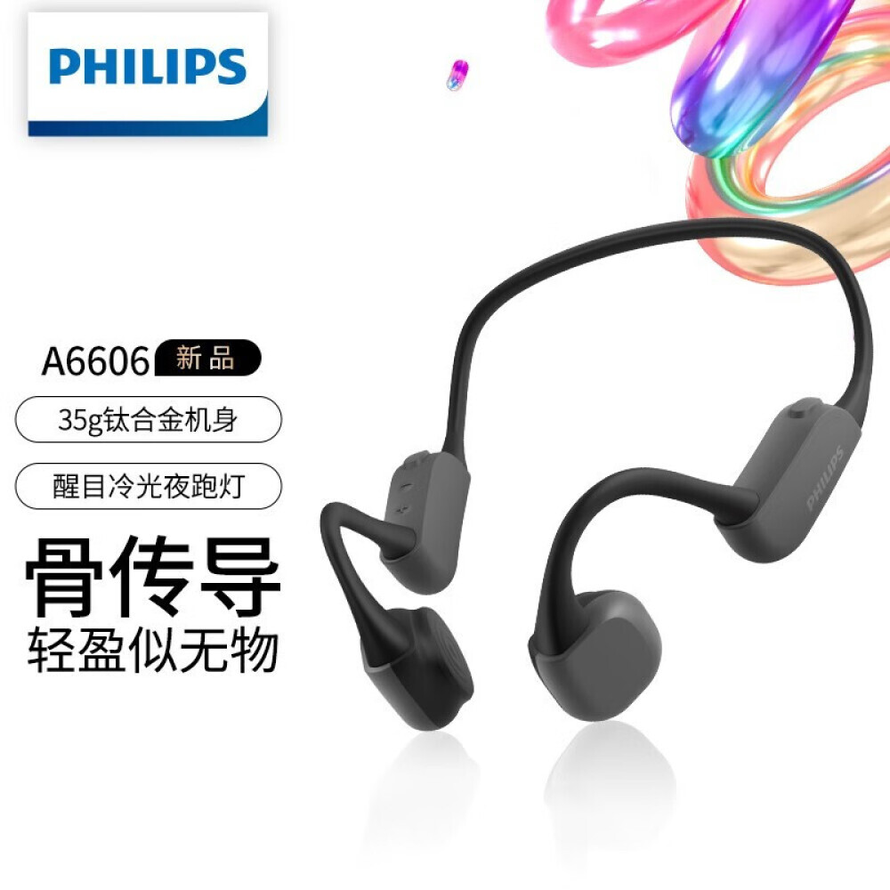 

Bluetooth-гарнитура Philips TAA6606 с шумоподавлением, черный