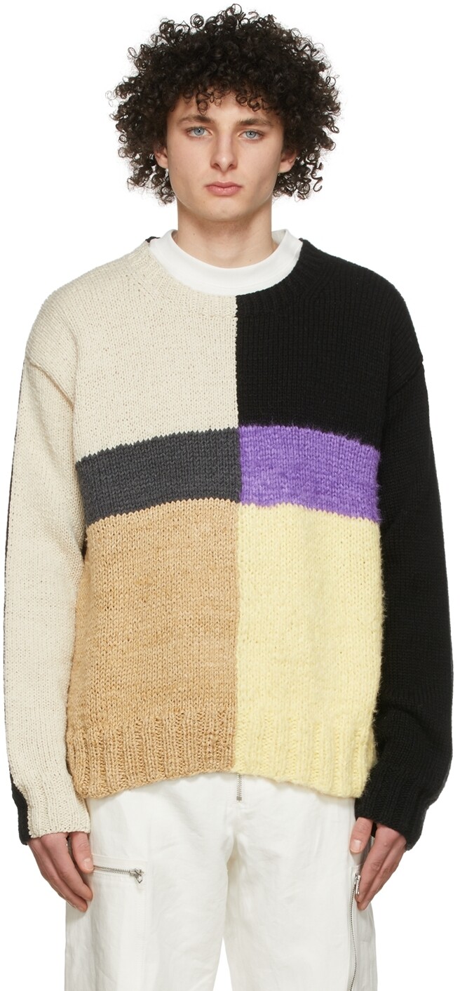

Черный хлопковый свитер Jil Sander