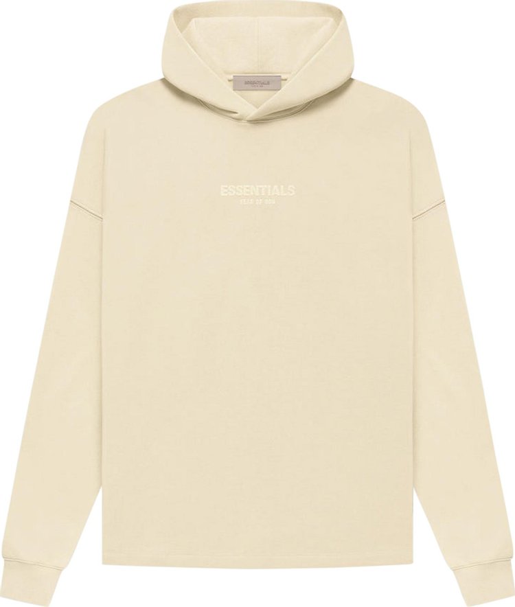 Худи Fear of God Essentials Relaxed Hoodie 'Egg Shell', кремовый - фото