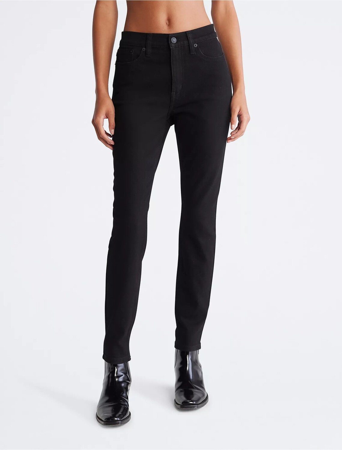 

Джинсы Calvin Klein High Rise Skinny Stretch, черный