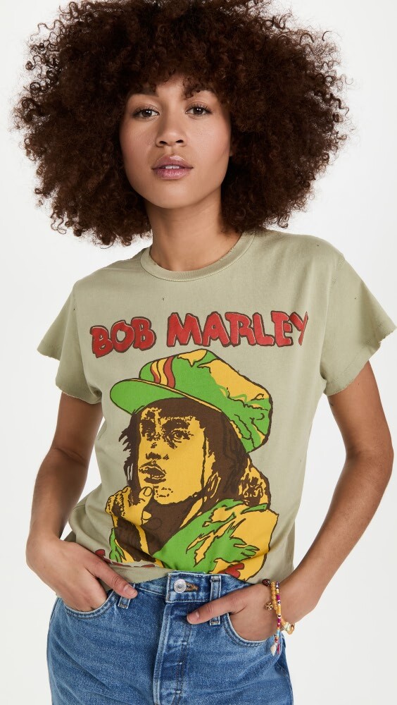 

Футболка MADEWORN ROCK Bob Marley
